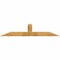 Ekena Millwork Portland Rough Sawn Timber Gable Bracket, Western Red Cedar, 84"W x 17"H x 6"D x 6"F, 5/12 Pitch GBW084X17X0606POR00RWR - alternate 1
